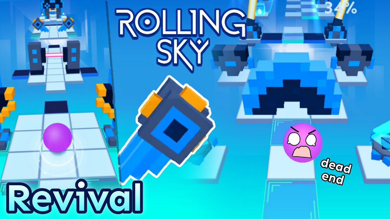 [RIDICULOUSNESS Moment 🫣] Rolling Sky - Revival (Easy)