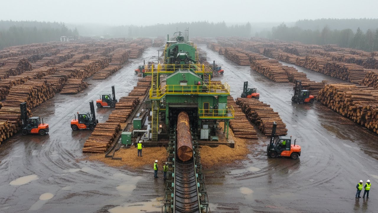 Inside the World’s Largest Sawmill: How Rare Wood Becomes a Premium Guitar (Full Process)