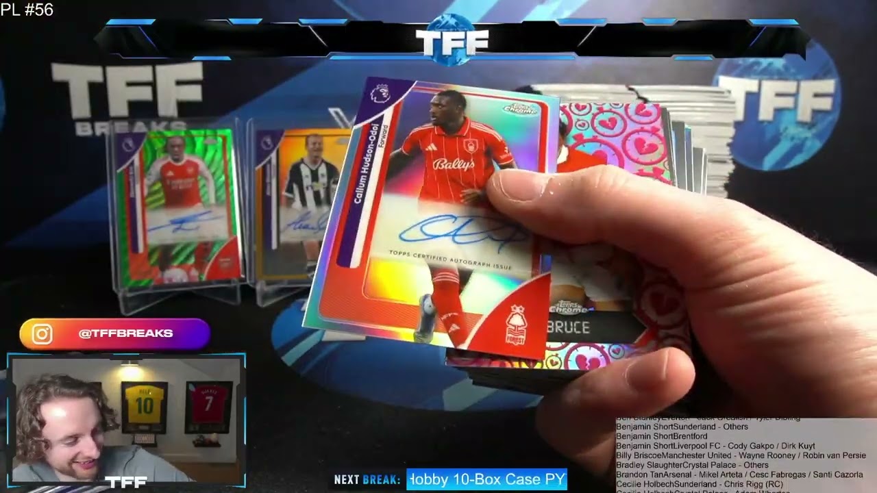 Коллекционная карточка Topps Chrome Premier League EPL Soccer 2026 года, 12 штук в коробке, PYT/P...