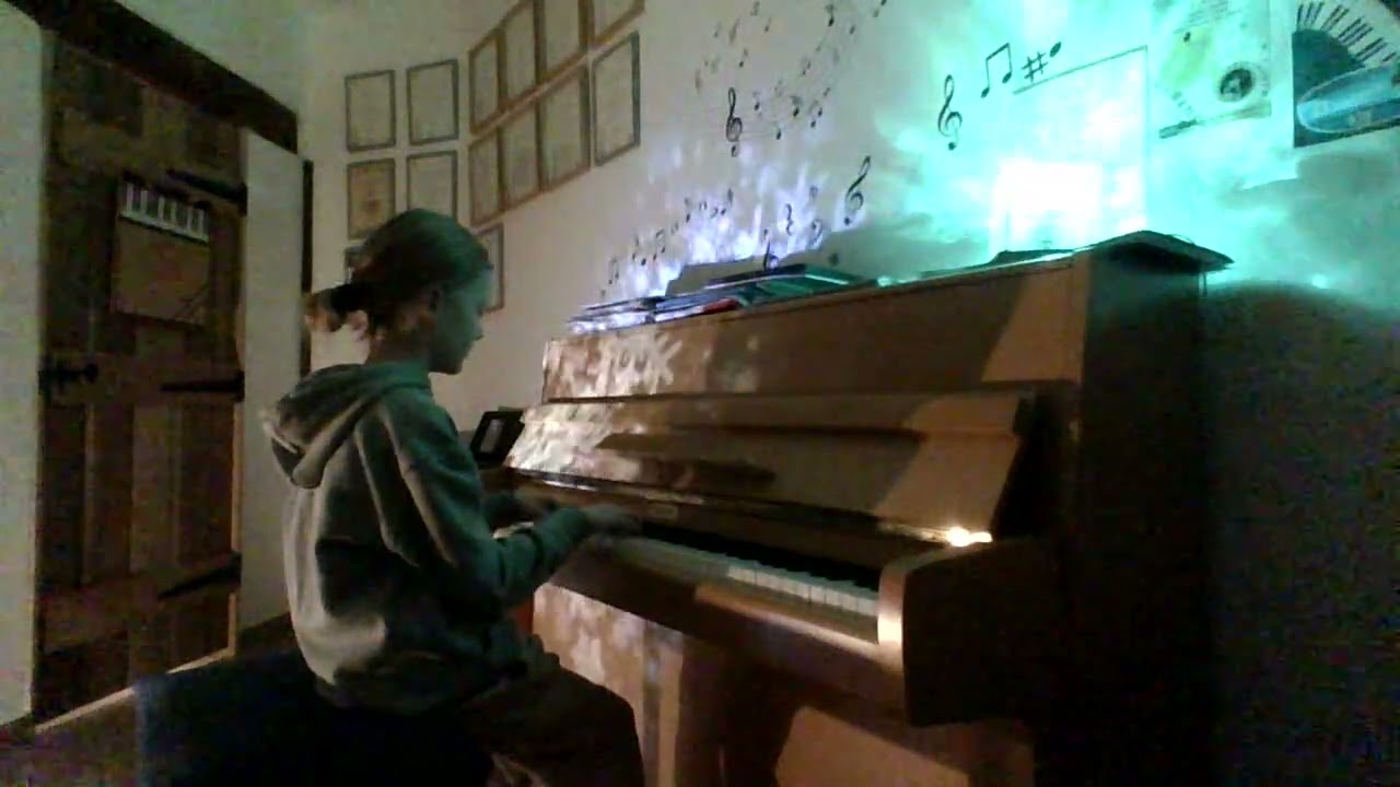 This 11 year old boy's original new composition ''Teardrops''