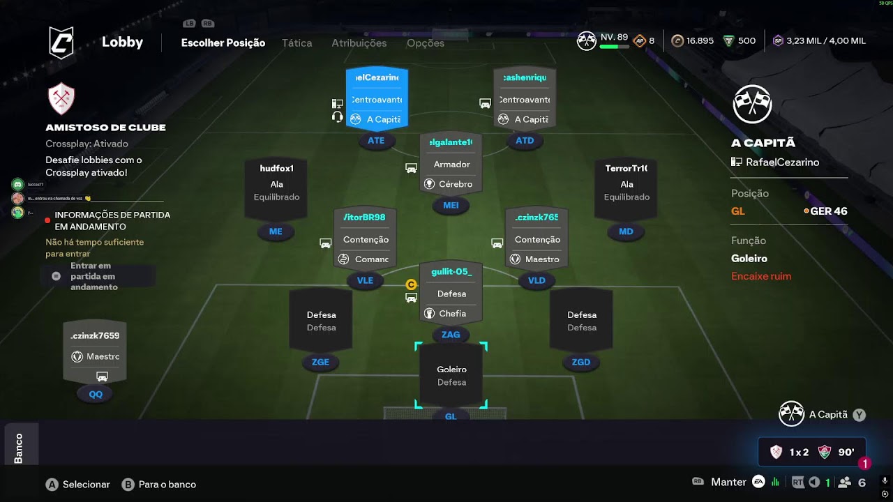 FluDepressão E-sports - Clubs - FC26 - 09/03/26