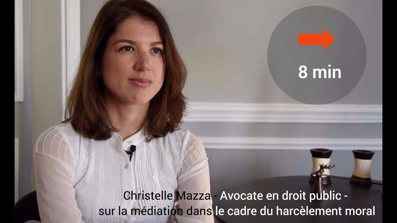 Christelle Mazza, sur la médiation et le harcèlement moral