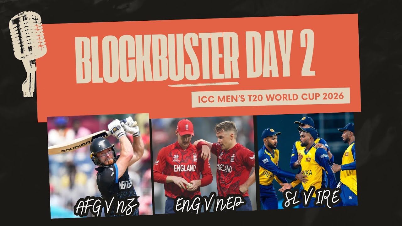 🚨 The ICC Men’s T20 World Cup 2026 Show | NZ, ENG & SL Clinch Wins | Day 2- Review ft. Sanchit