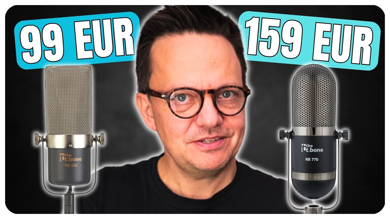 Solche Mikrofone kosten normal über 1.000 EUR... | t.bone RB500 u. RB770