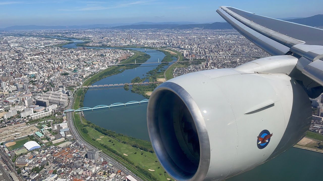 ANA B777-300 羽田空港離陸&伊丹空港着陸