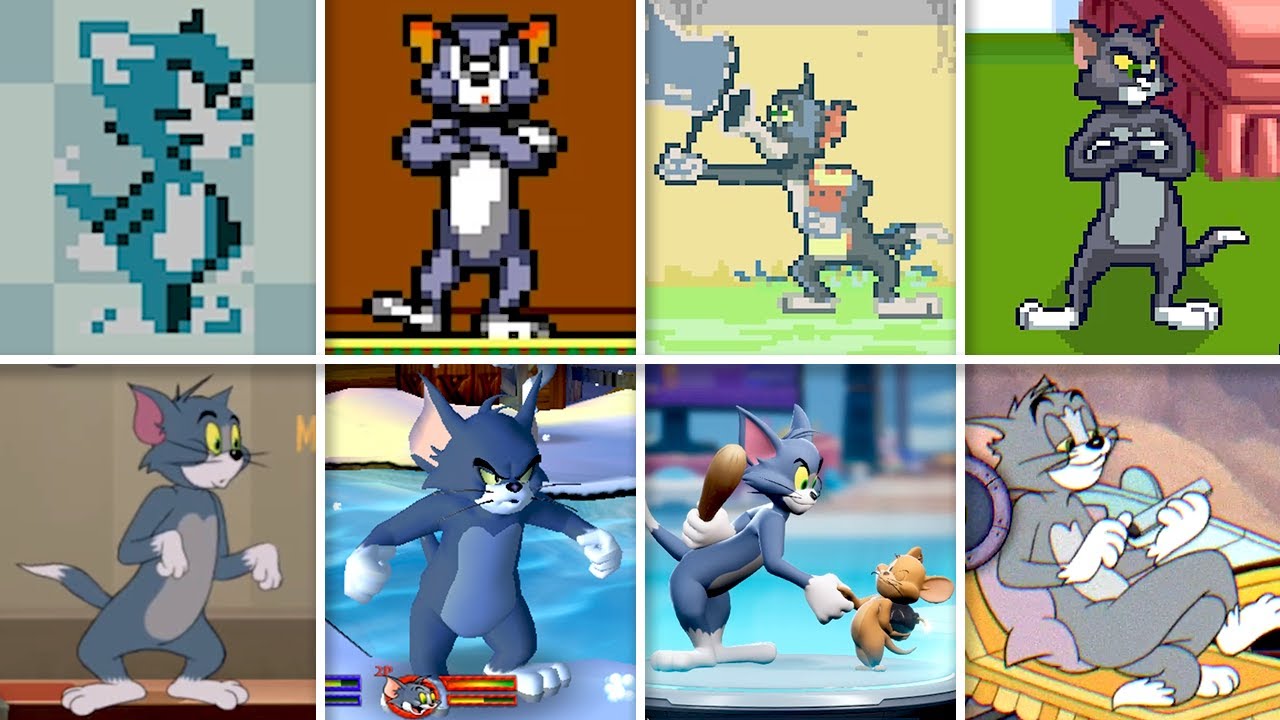 Evolution Of Tom and Jerry Games Idle Animations (1989 - 2025)