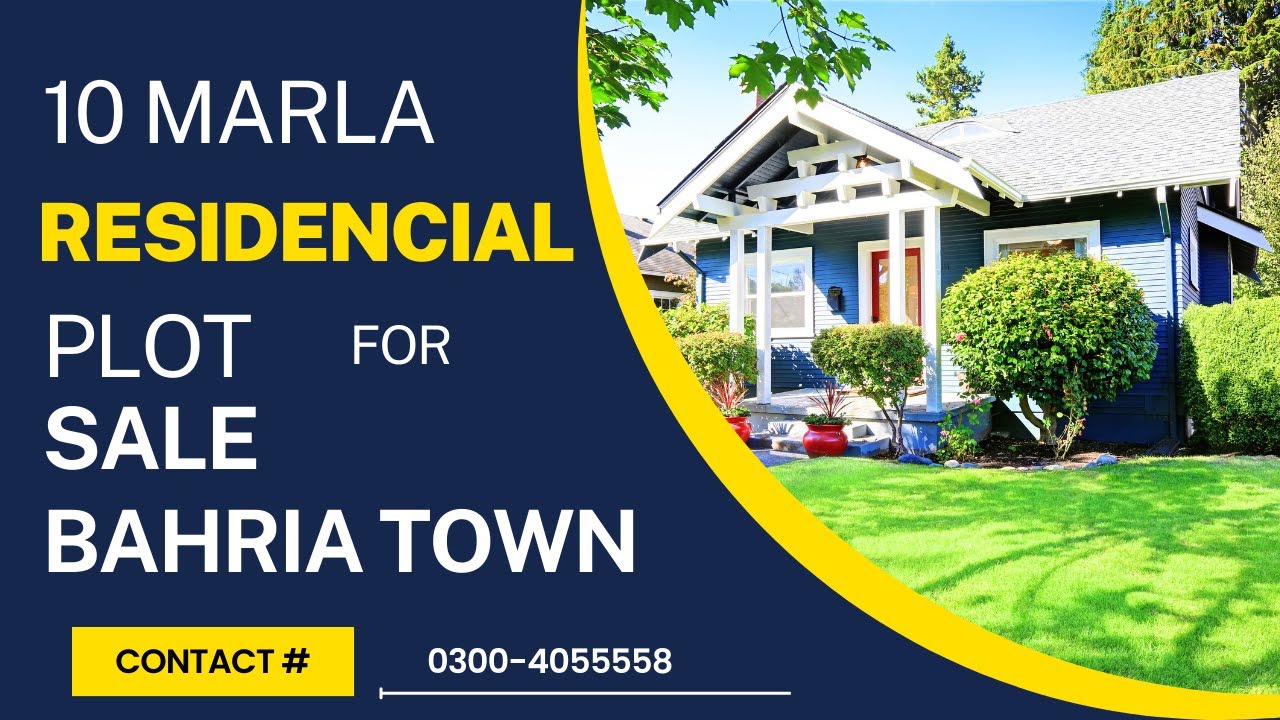 10 MARLA PLOT IN CHEAPEST PRICE FOR SALE  IN BAHRIA TOWN LAHORE
