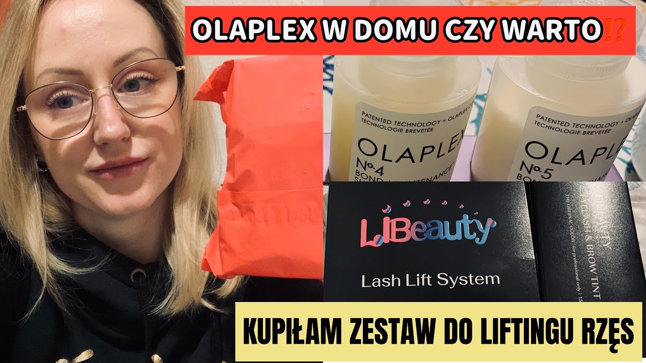ZROBIŁAM ZABIEG OLAPLEX W DOMU‼️CZY WARTO⁉️ KUPIŁAM ZESTAW DO LIFTINGU RZĘS‼️😊👁️ XXL. VLOG