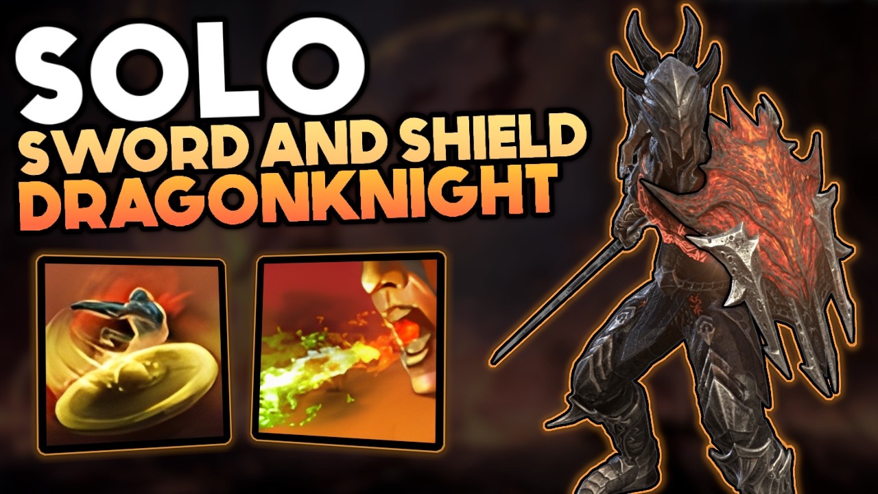 Powerful Sword and Shield Stamina Dragonknight Build - Solo Even Dungeons | ESO - Update 45