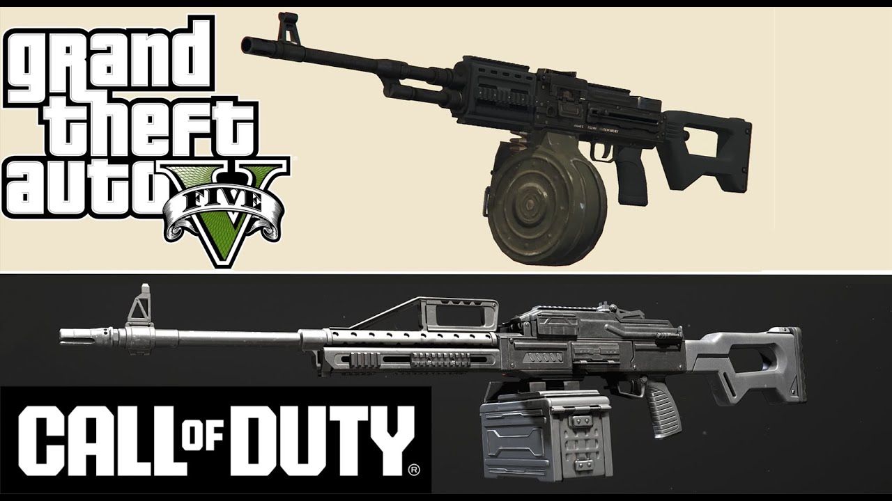 Recreating GTA V guns in CoD…
