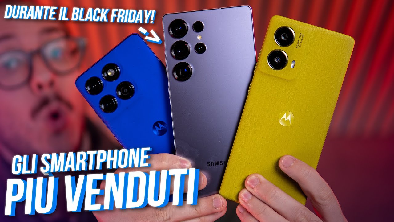 A56 ed Edge 60 sono gli SMARTPHONE PIÙ VENDUTI a novembre e al Black Friday 2025