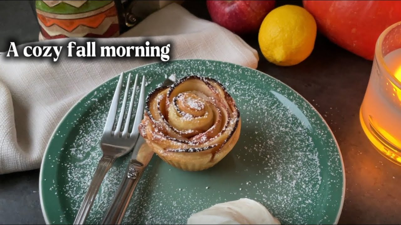 Apple Roses with Puff Pastry | Easy Dessert for Autumn 🍎✨