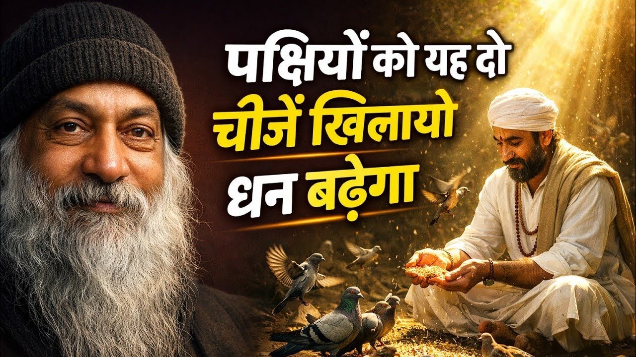 OSHO - पक्षियों को यह दो चाहिए खिलाओ धन इतना आएगा कि संभल नहीं पाओगे I OSHO SPEECH