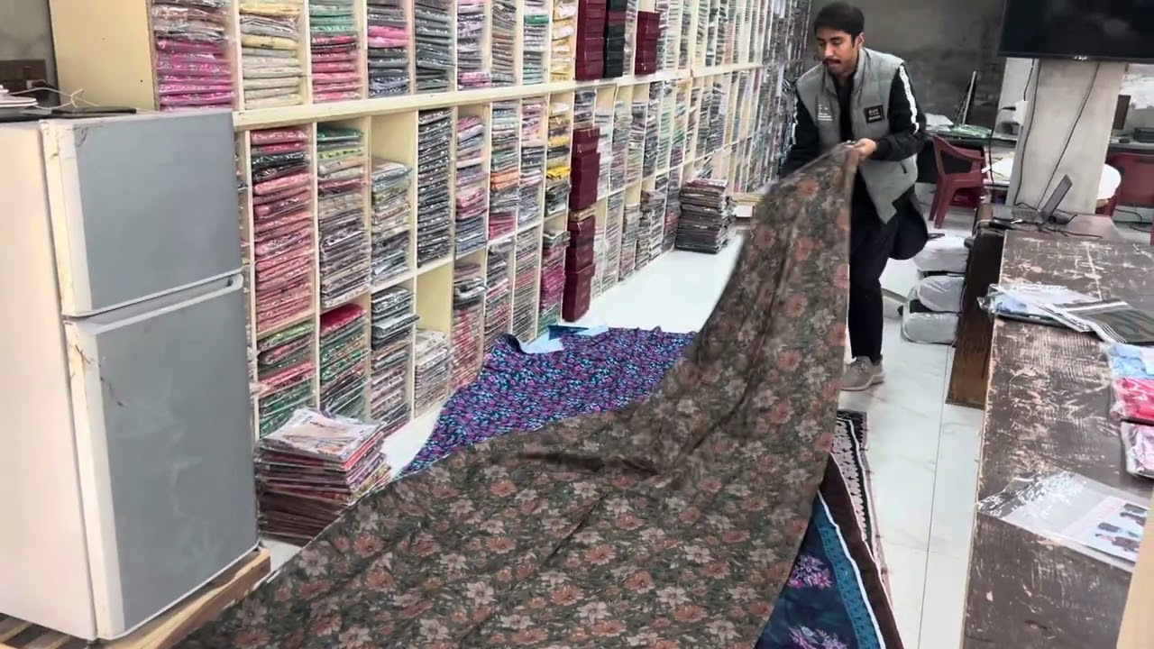 Baroque Winter Collection Printed Khaddar Dresses Woman Clothes Unstitch Pakistani Fabrics usman pk
