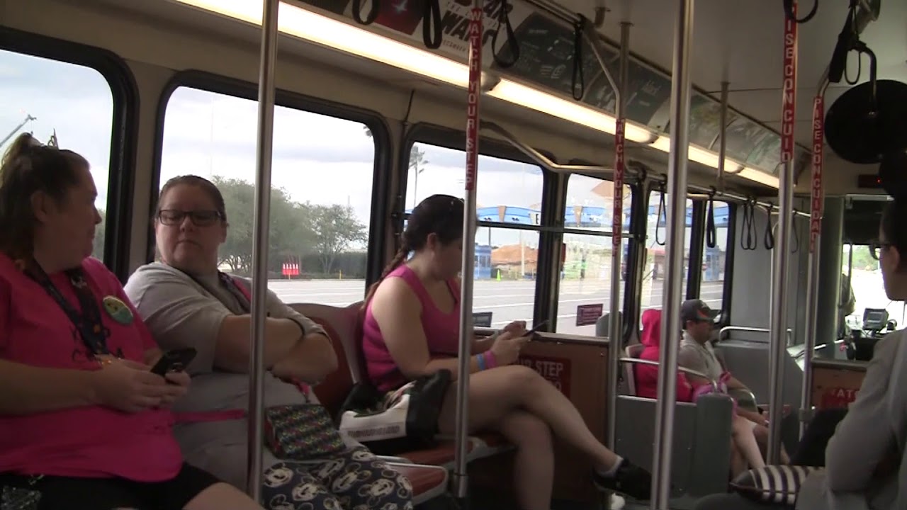 Full Bus Ride From All Star Movies Resort to Magic Kingdom