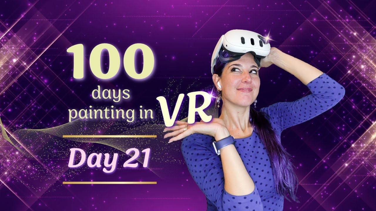 Day 21/100 VR Painting — Playing with Form ✨ 3D Shape Exploration in AR