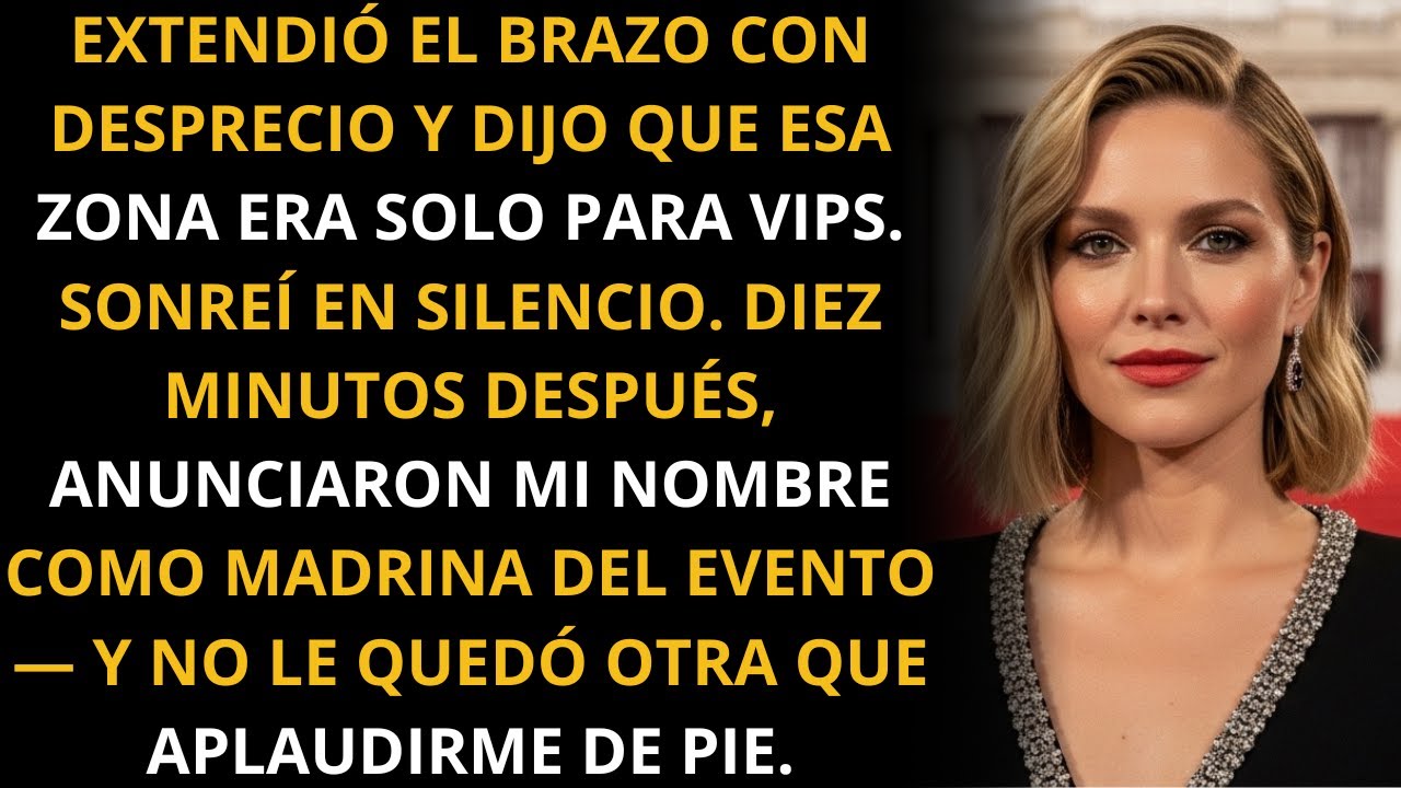 ‘Esa zona es solo para invitados VIP’, dijo la amante en la cena de gala — hasta que el maestro de..