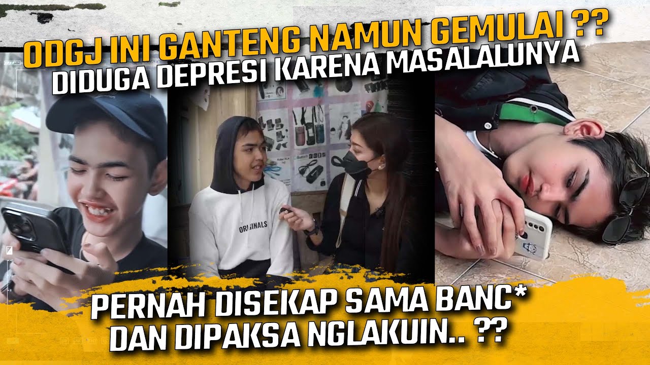 ODGJ INI GANTENG BANGET NAMUN GEMULAI !! DI DUGA DEPRESI KARENA MASALALUNYA ??