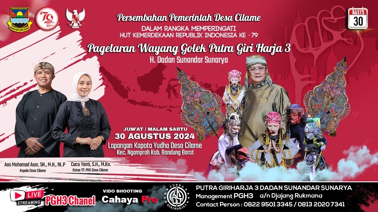 LIVE Wayang Golek Putra Giriharja3 [ PGH3 ] H.Dadan Sunandar Sunarya - Ngamprah KBB