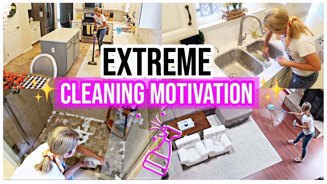 EXTREME CLEANING MOTIVATION ✨💪CLEAN WITH ME HOUSE DECLUTTER + CLEANING VIDEO | Brianna K
