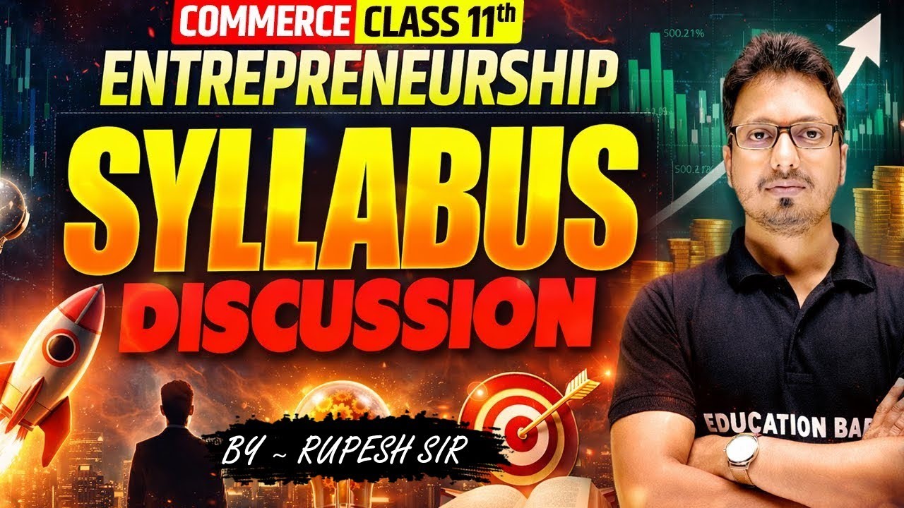 Class 11th Entrepreneurship | Syllabus Discussion for Entrepreneurship | Important Question Answer