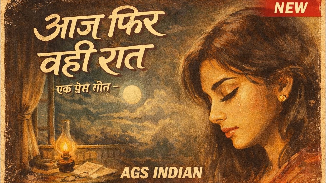 आज फिर वही रात | 80s Classic Hindi Romantic Song | AGS INDIAN | Official Mp3 Song 