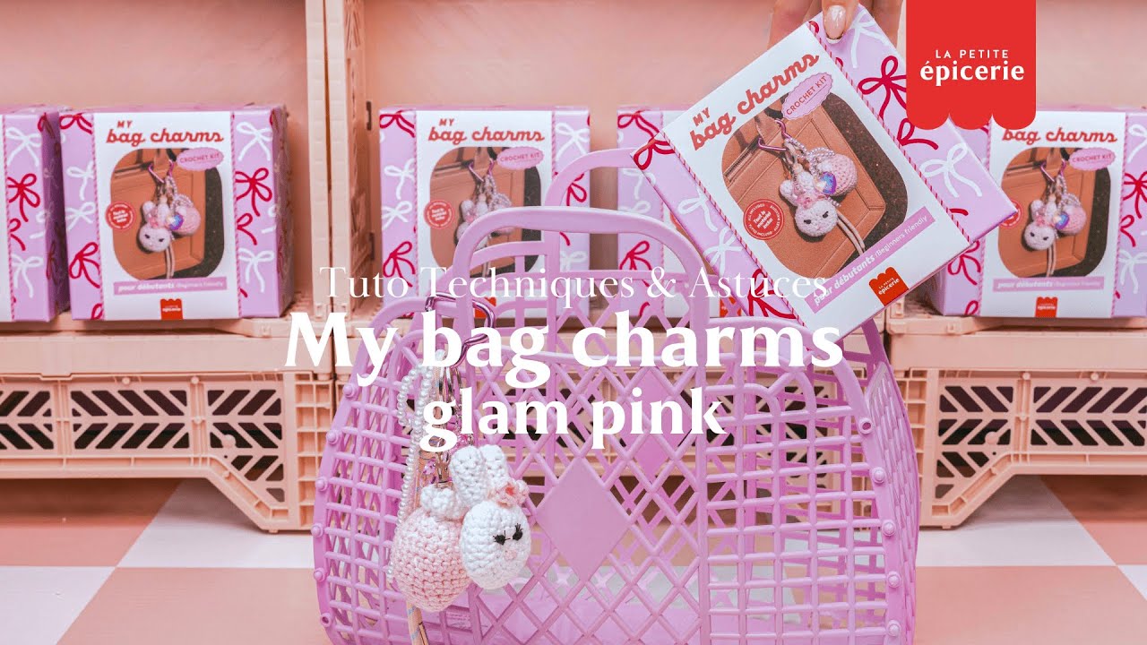 Crochet DIY : réalisez un bag charm Lapin & Fraise 🐰🍓