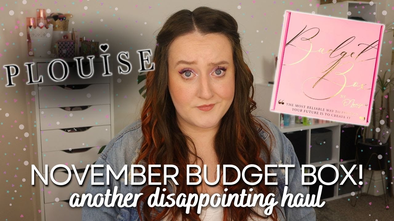 PLOUISE NOVEMBER BUDGET BOX UNBOXING HAUL! Another Disappointing Subscription Box... Tiktok Viral?!
