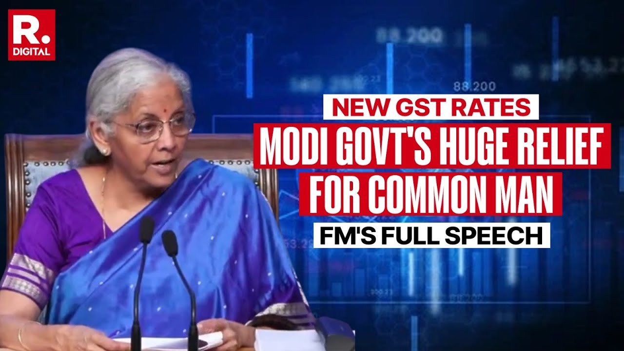 FM Sitharaman Introduces New GST Slabs, PM Modi Delivers Promise To Common Man