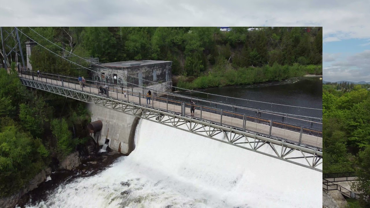 Chute Montmorency Quebec 2021 Drone mavic mini2 4k