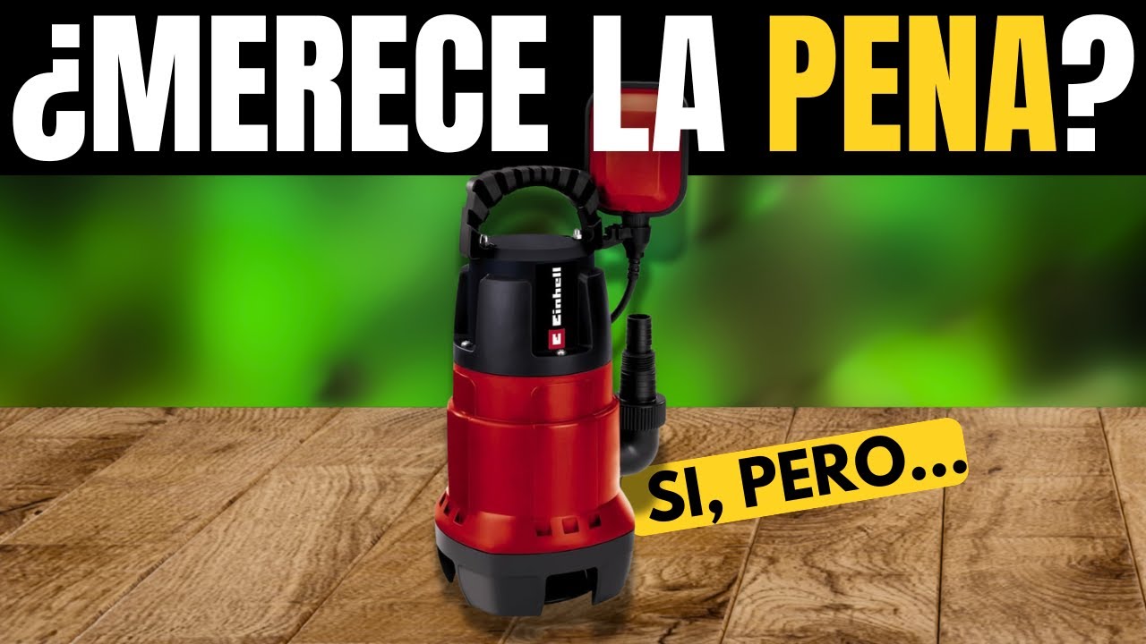 BOMBA DE AGUAS SUCIAS EINHELL GC-DP 7835: ¿MERECE LA PENA? (B00B18KAEG)