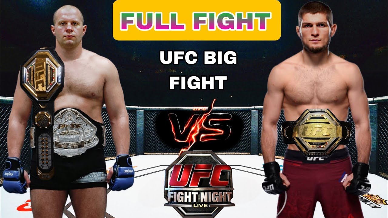 Khabib Nurmagomedov vs. Fedor Emelianenko | UFC legends Title Fight