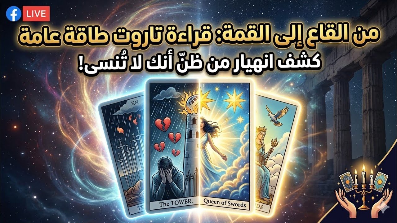 من القاع إلى القمة قراءة تاروت طاقة عامة تكشف انهيار من ظنّ أنك لا تُنسى!