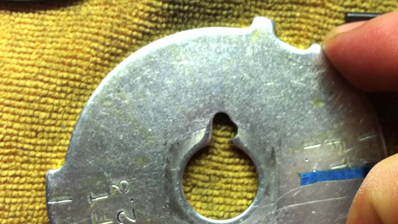 zrx advancing the stock rotor timing