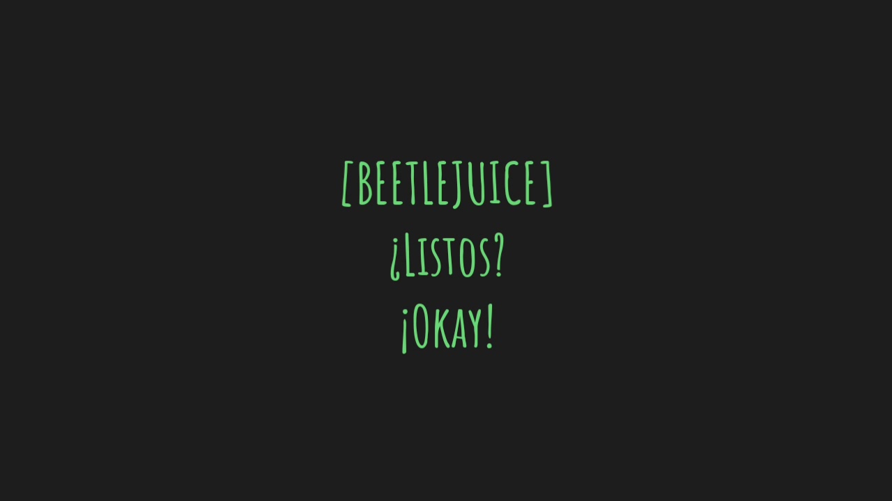 Beetlejuice the musical- The whole "Being Dead" thing pt.II (Sub. Español)