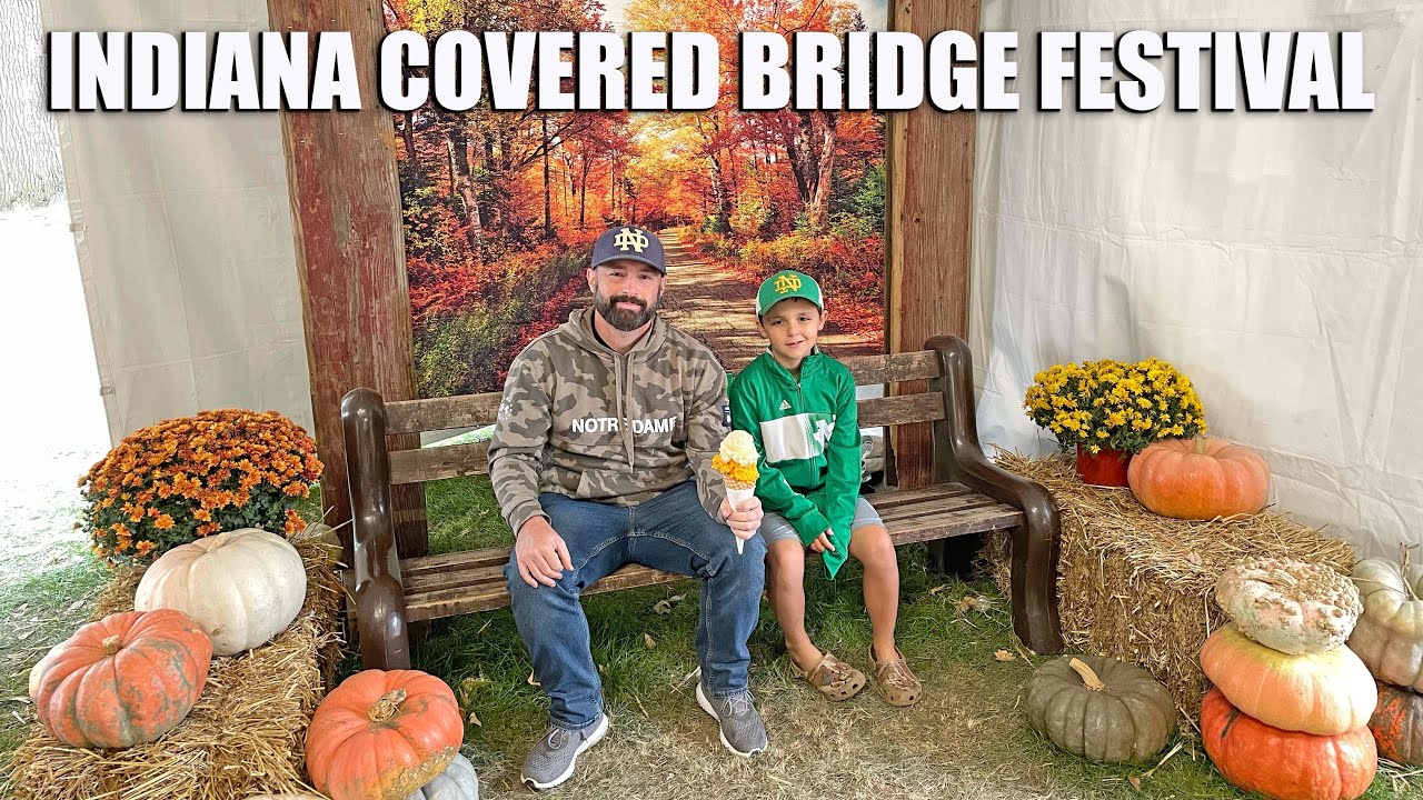Kaden goes to the Parke County Covered Bridge Festival in Indiana and Trick or Treats