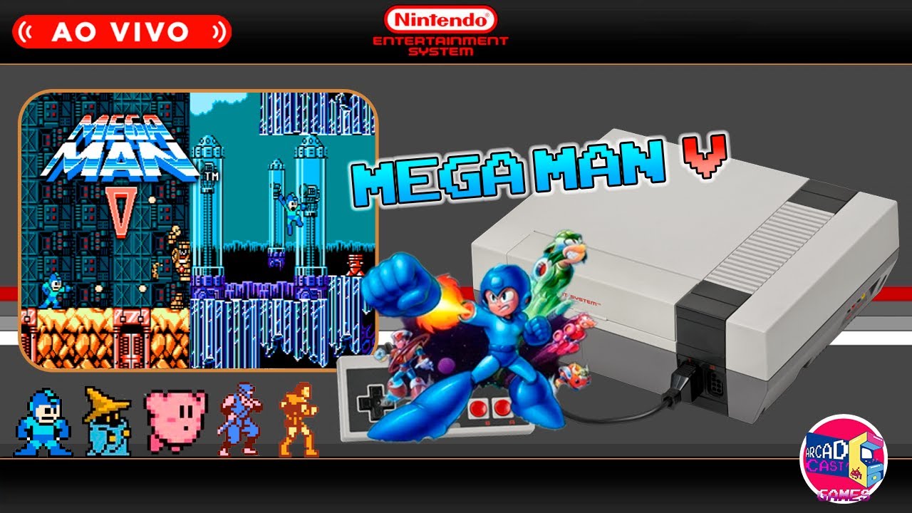 Mega Man 5 (NES) | Jogando Pela Primeira Vez ao Vivo! #aovivo #megaman5 #megaman  #nes #nintendo