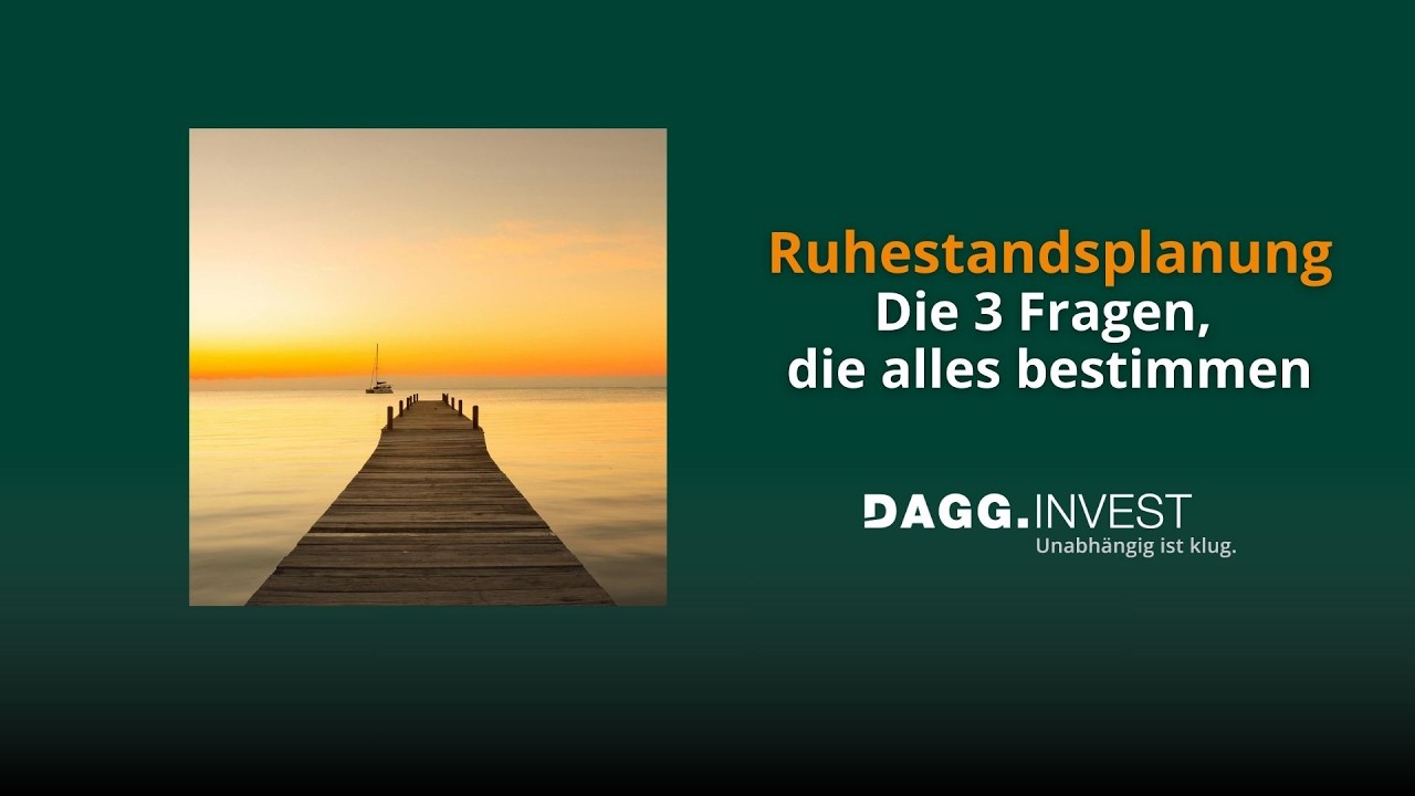 Ruhestand planen ab 50: Die 3 Fragen, die alles bestimmen