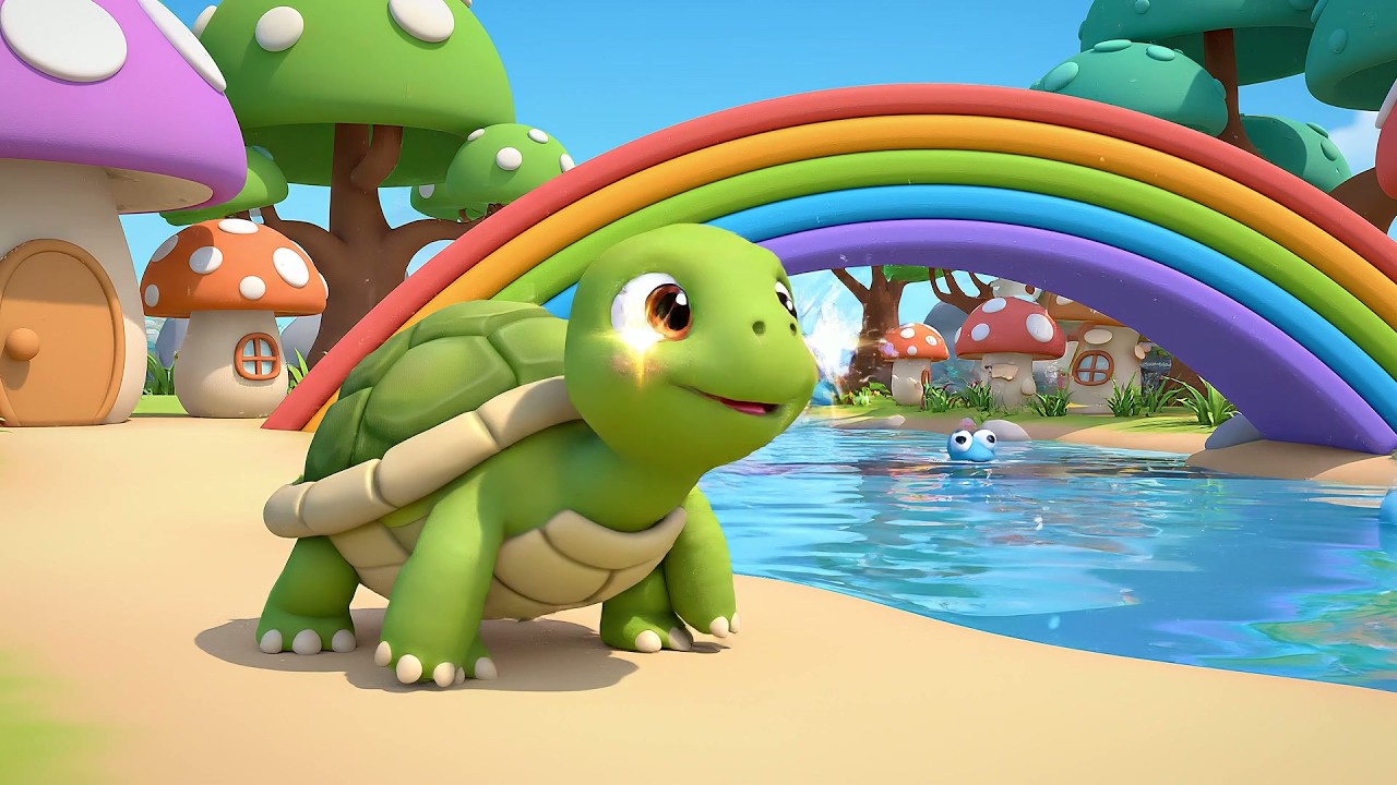 La Tortuga Feliz Camina Toca Toca También | Canciones de Animales y Ritmo para Niños