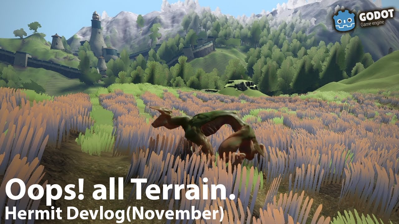 Getting Side-Tracked Fixing Terrain - Open World RPG Devlog (November)