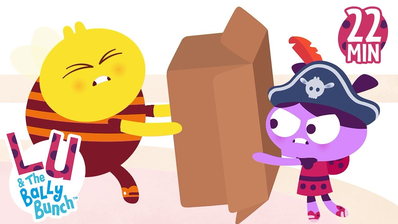 Find The missing Box | Lu & Barnaby's Playtime | Lu & The Bally Bunch | 9 Story Kids