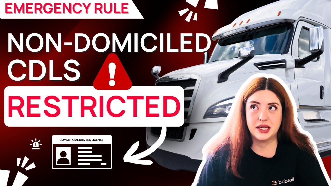 200K Drivers OUT! FMCSA Changes Trucking Forever | Non-Domiciled CDLs RESTRICTED