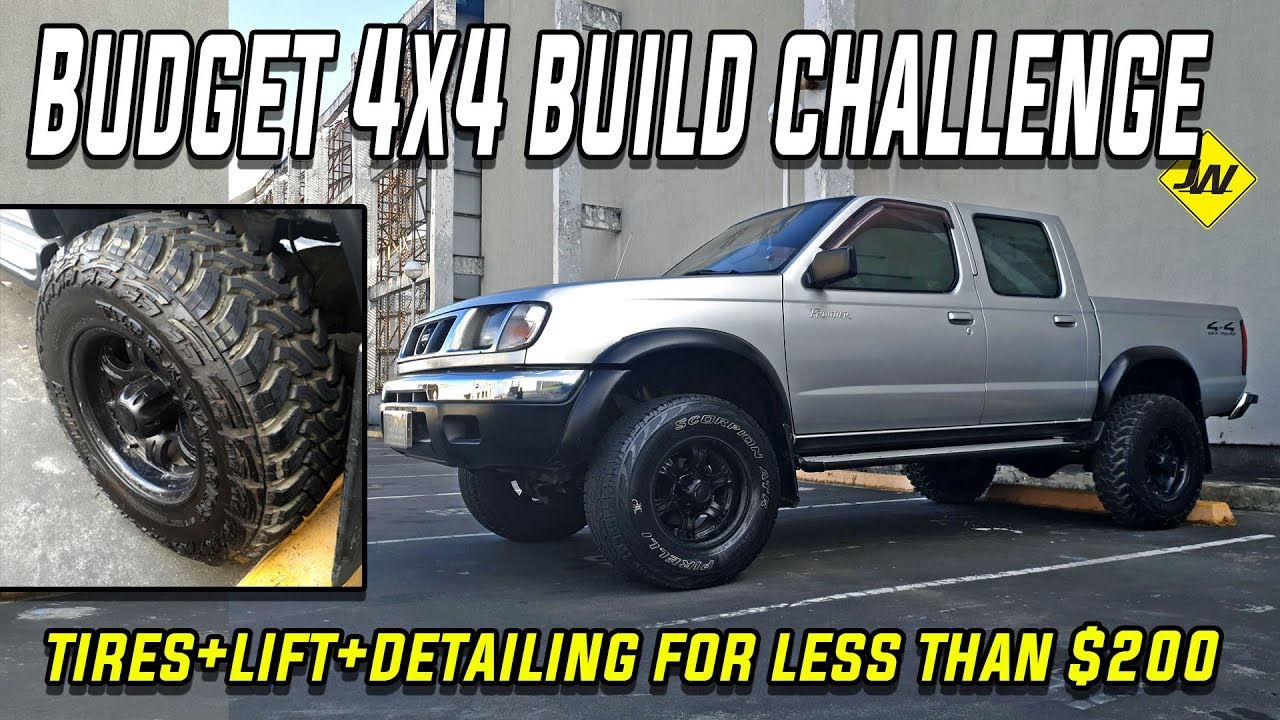 BUDGET 4x4 BUILD CHALLENGE -Modify a navara frontier for less than $200