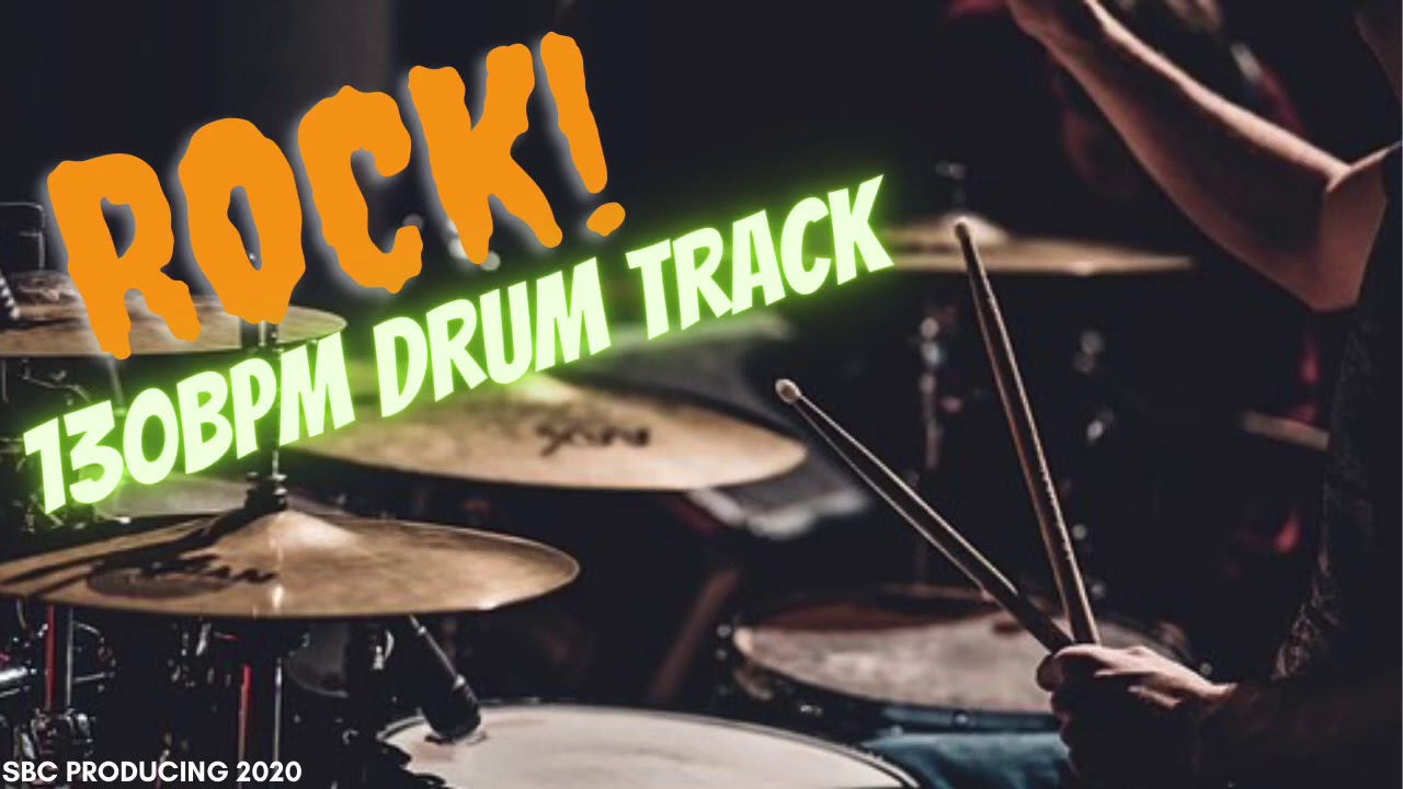 Rock Drum Beat - 130bpm - 4/4 - DRUMS ONLY - FREE BACKING TRACK