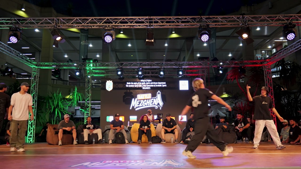 Mehdi & Bendi vs Tasic & Jonson [2vs2 Top16 Breaking] Battle Mezghena international 2025