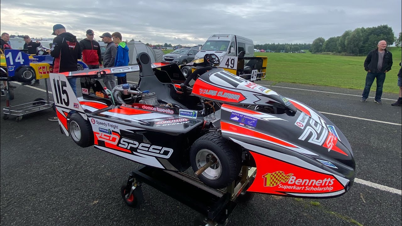 Superkarting UK Super Prix - Croft - Race 1 - 250 National DEA - Mixed Grids