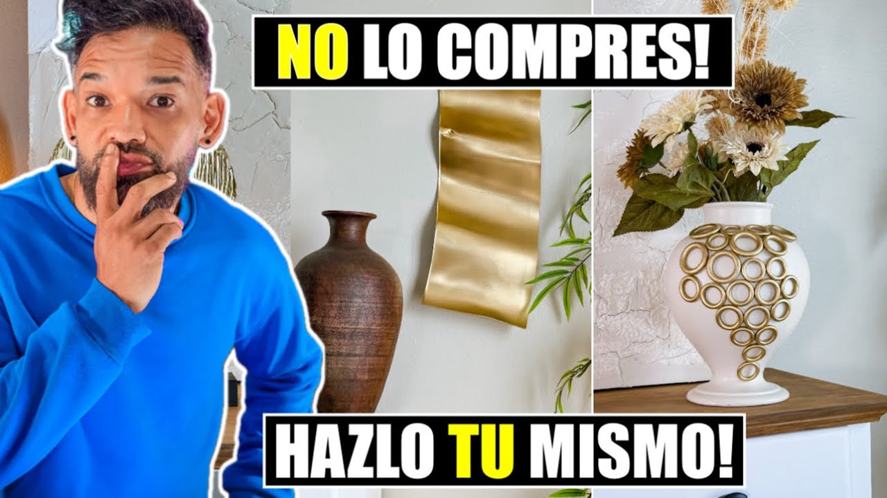 ⭐️ Decoraciones DE LUJO sin gastar UN PESO!  6 DIYs Ideas fáciles y económicas!