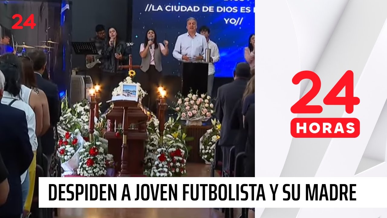 Masiva despedida a madre e hijo fallecidos en incendio de Lirquén | 24 Horas TVN Chile