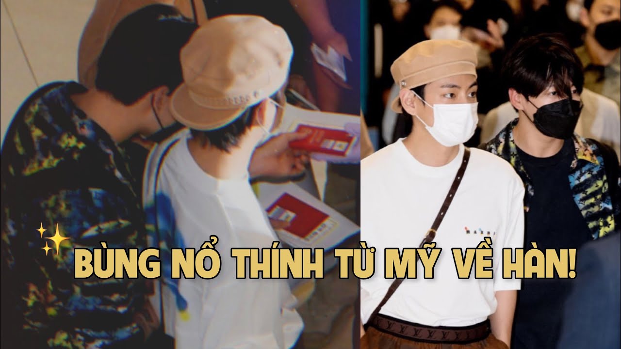 (VKOOK MOMENTS) Taekook bùng nổ thính từ Mỹ về Hàn