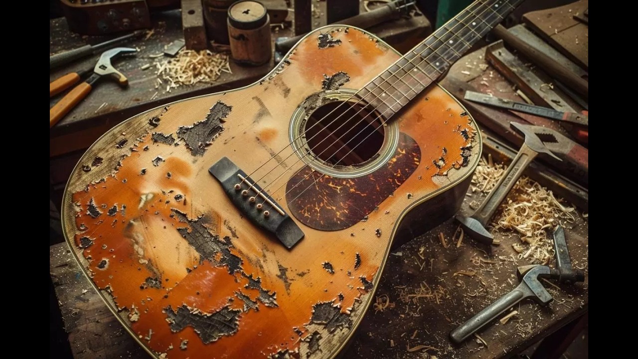 651 - Comparer et tester une  Vieille Guitare
